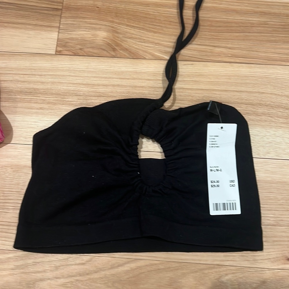 Black crop top from urban outfitters